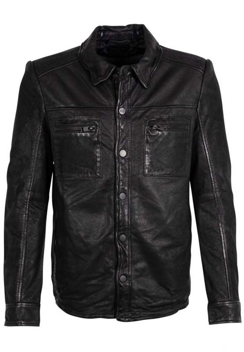 Vêtement en cuir Vestes & Trois Quart cuir noir