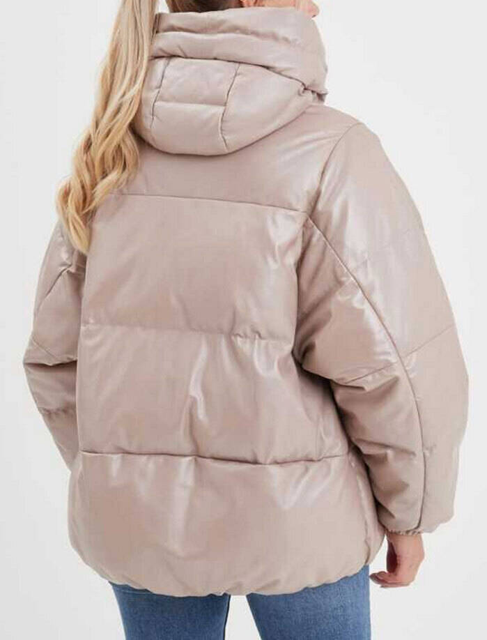 Vêtement en cuir Vestes cuir beige