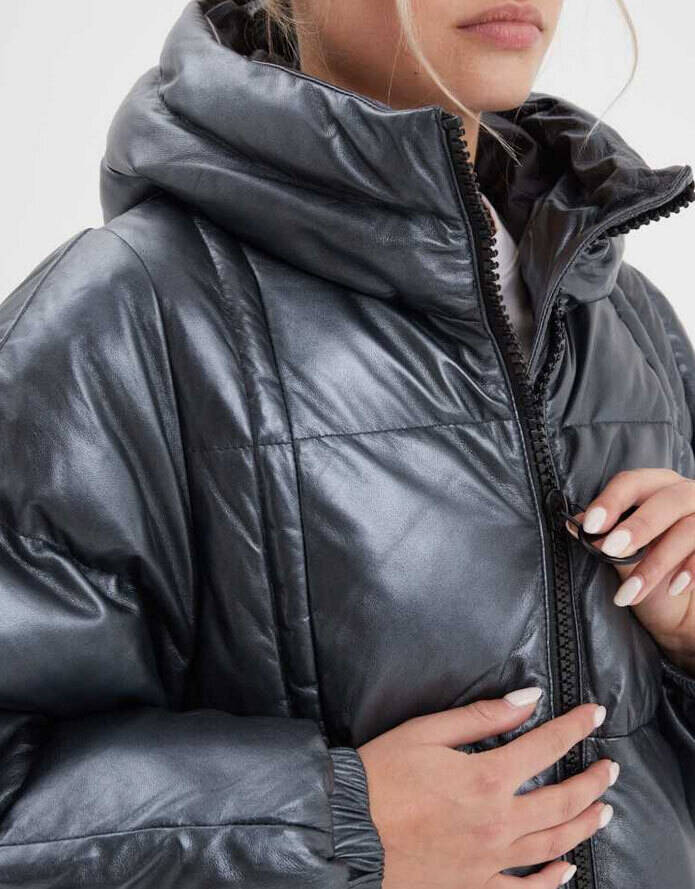 Vêtement en cuir Vestes cuir noir