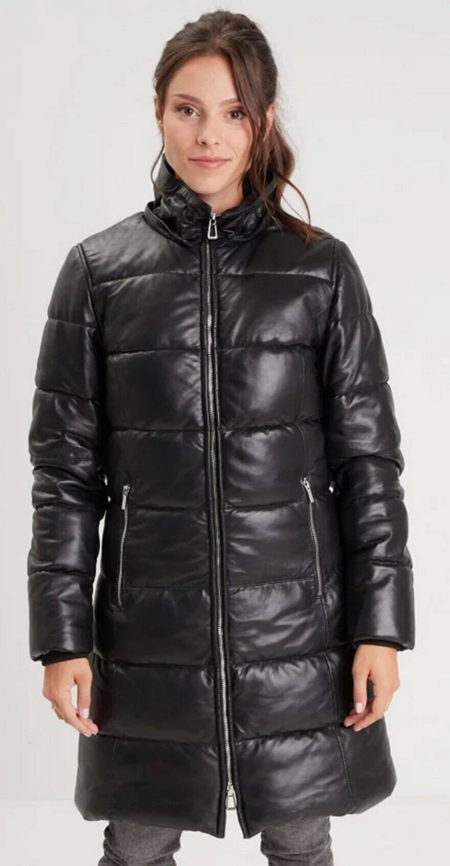 Vêtement en cuir Manteaux cuir noir