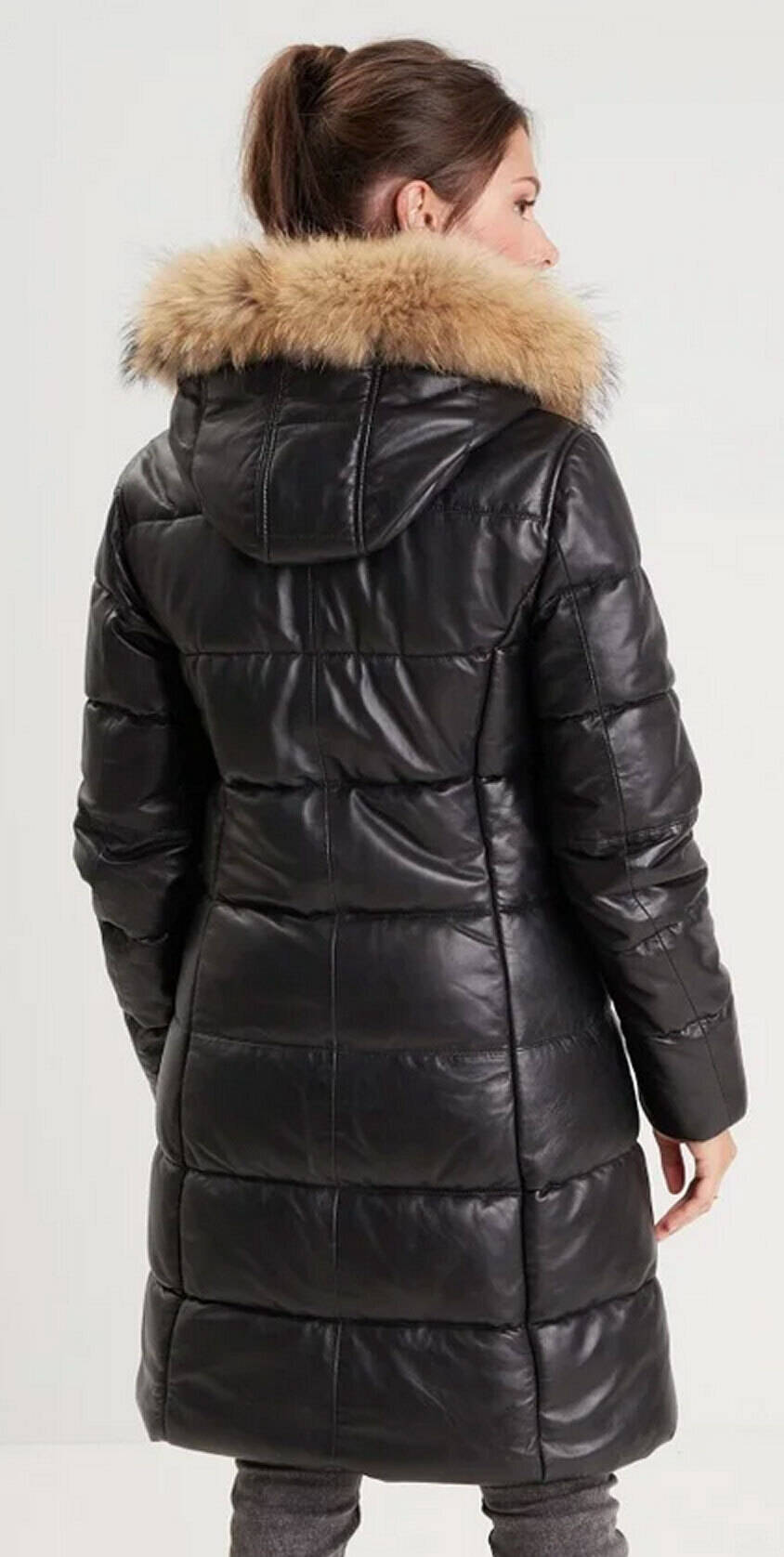 Vêtement en cuir Manteaux cuir noir