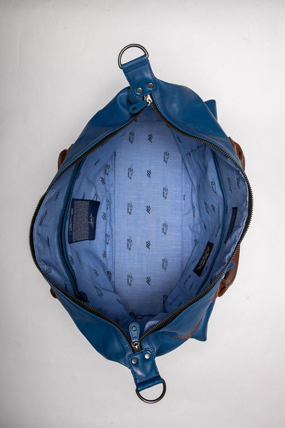 Vêtement en cuir Maroquinerie homme bleu