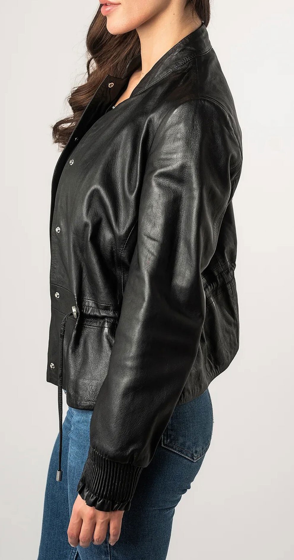 Vêtement en cuir Vestes cuir noir