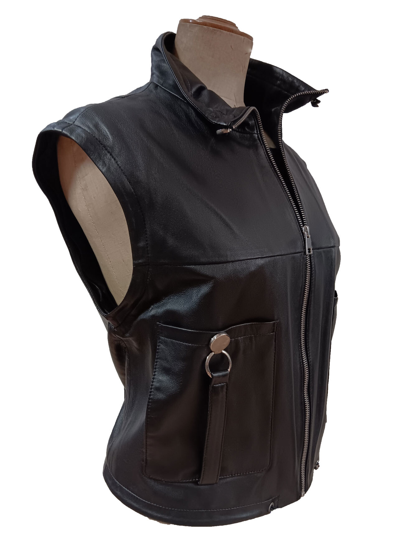 Vêtement en cuir Vestes cuir noir