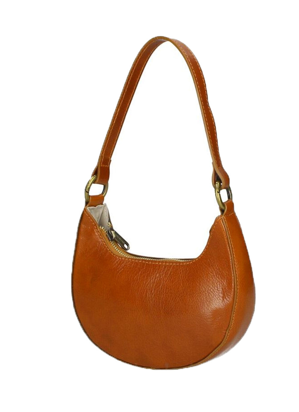 Vêtement en cuir Maroquinerie femme cognac