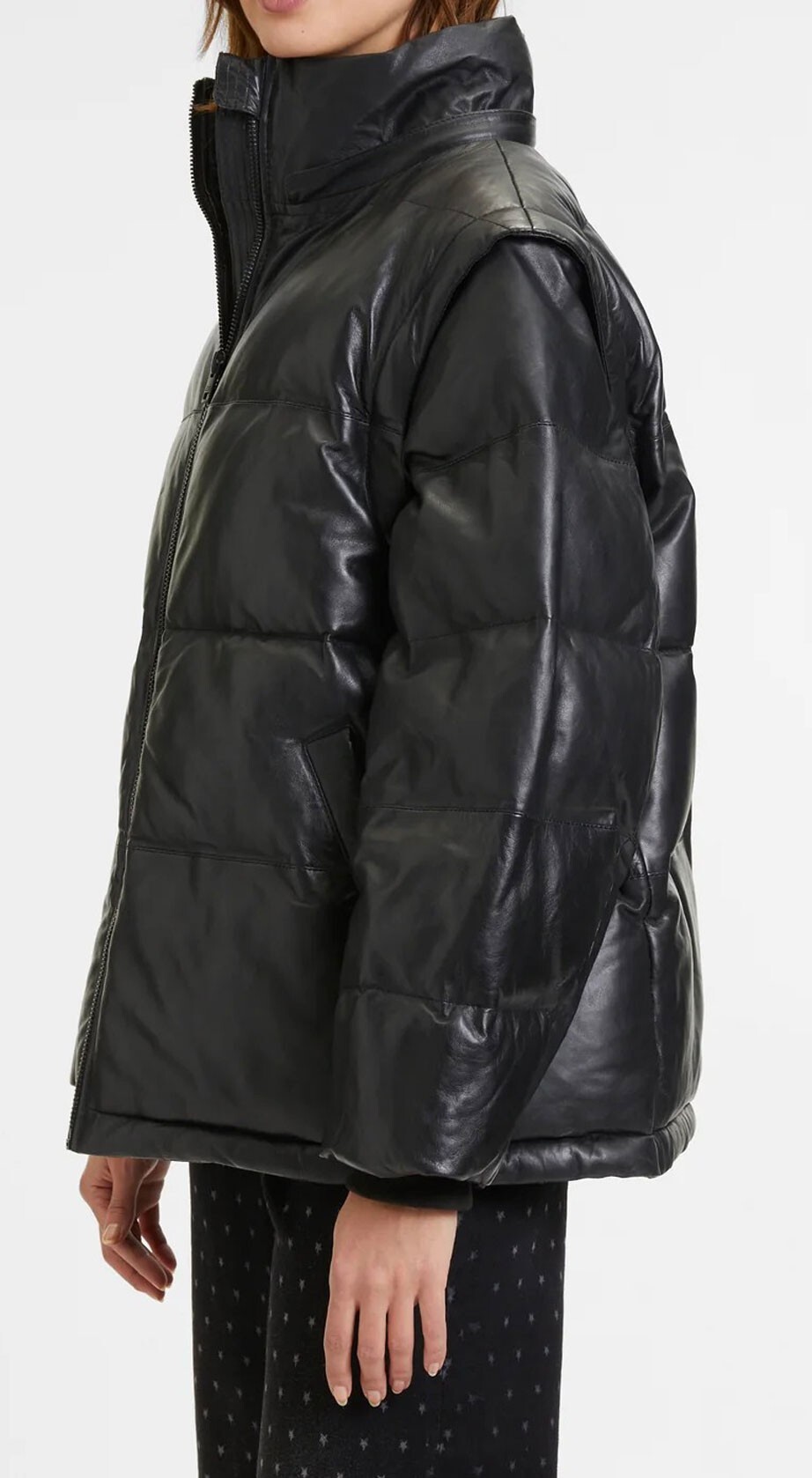 Vêtement en cuir Vestes cuir noir