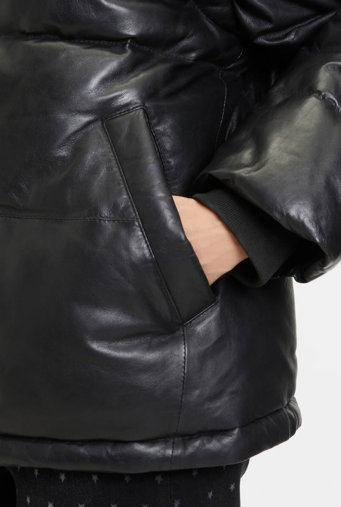 Vêtement en cuir Vestes cuir noir