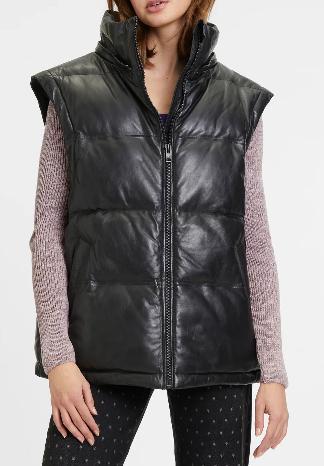 Vêtement en cuir Vestes cuir noir