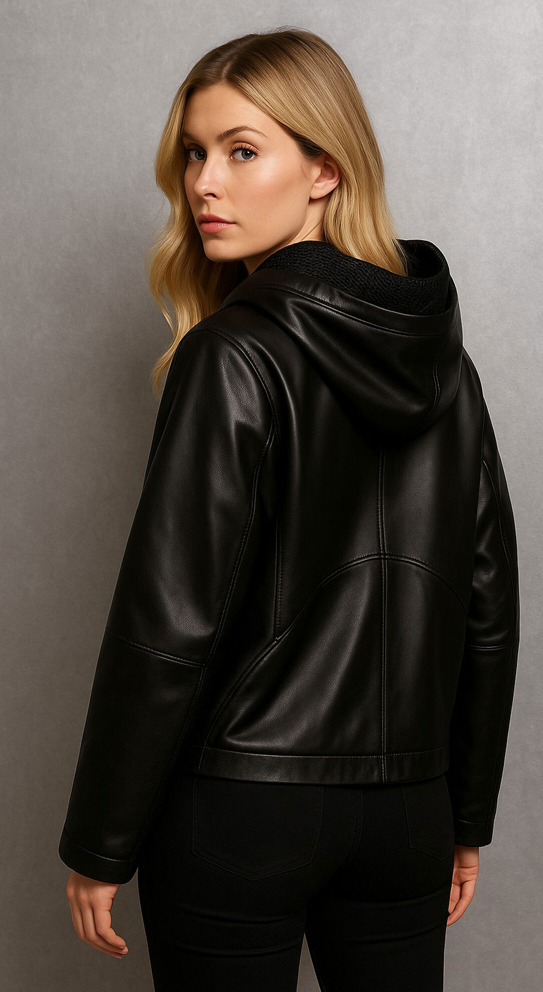 Vêtement en cuir Blousons cuir noir