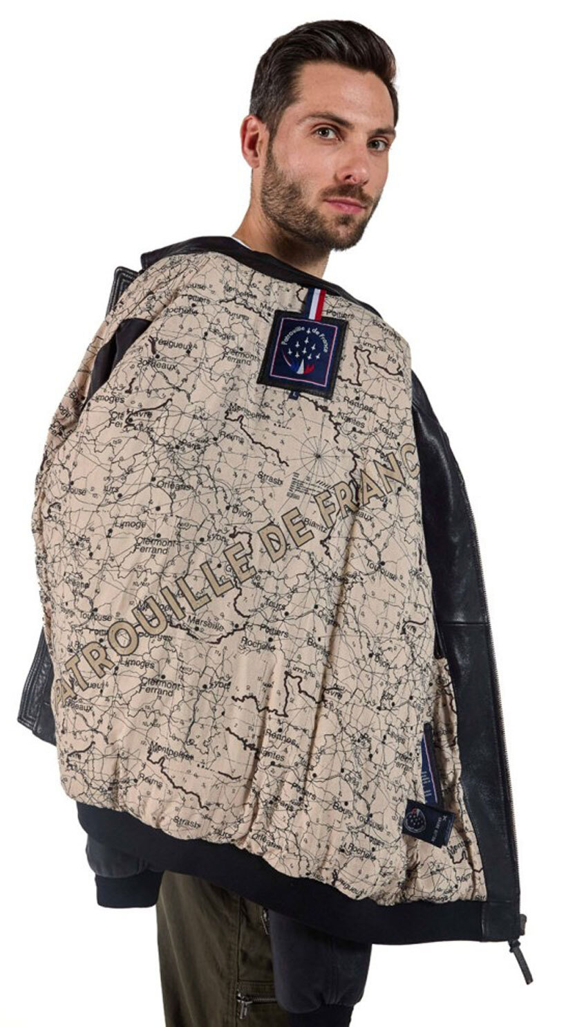 Vêtement en cuir Blousons cuir noir