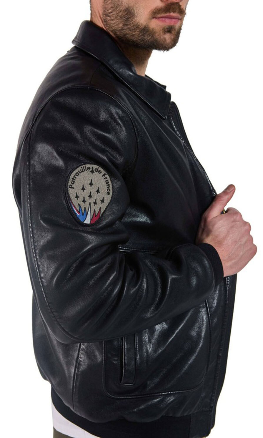 Vêtement en cuir Blousons cuir noir