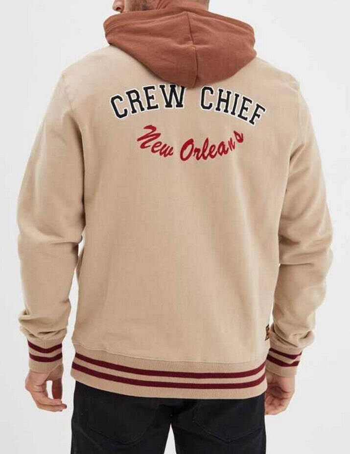 Vêtement en cuir Veste, parka & doudoune textile beige