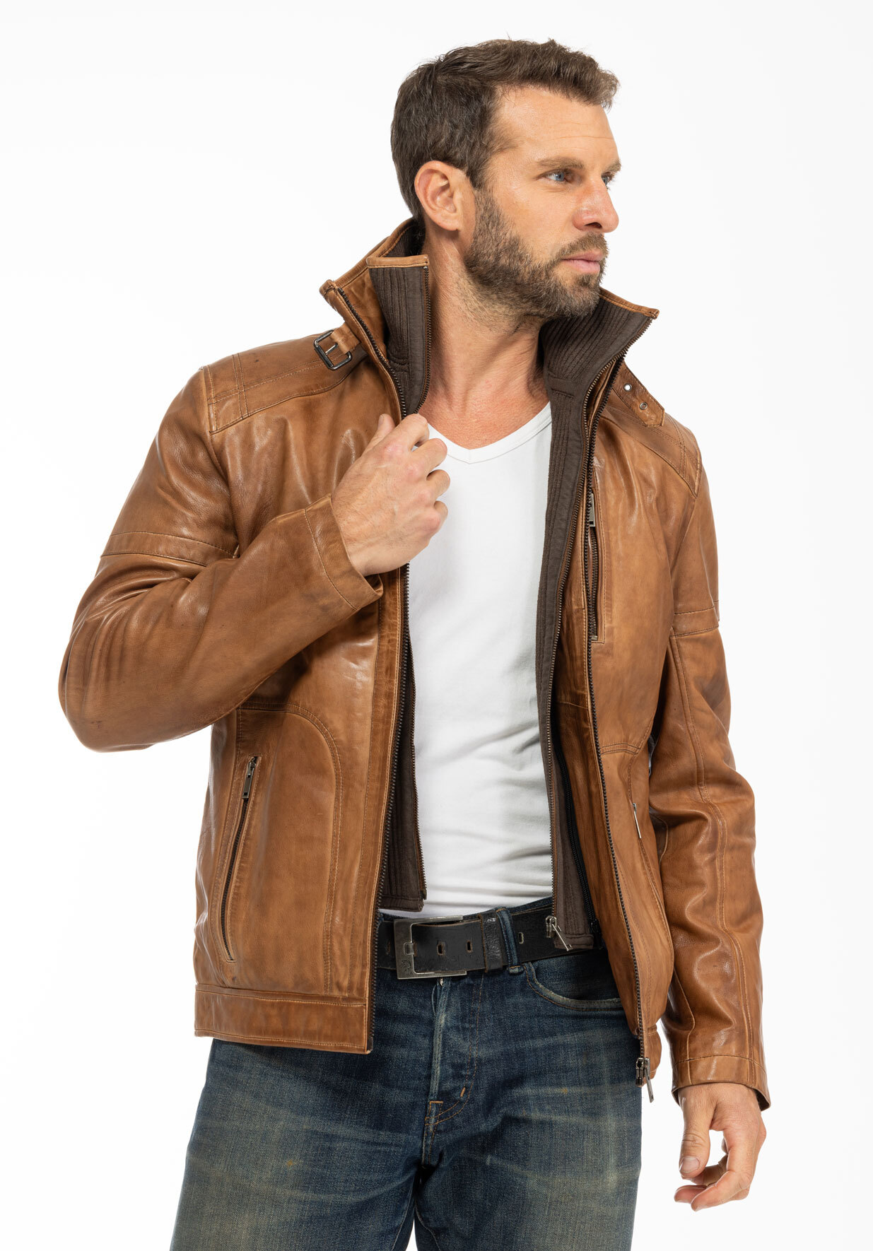 Vêtement en cuir Les bonnes affaires Homme 