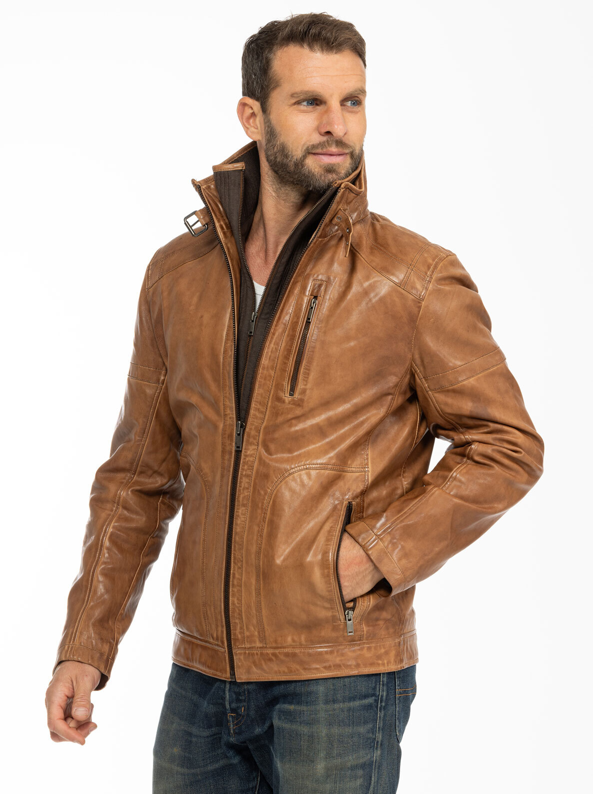 Vêtement en cuir Les bonnes affaires Homme 