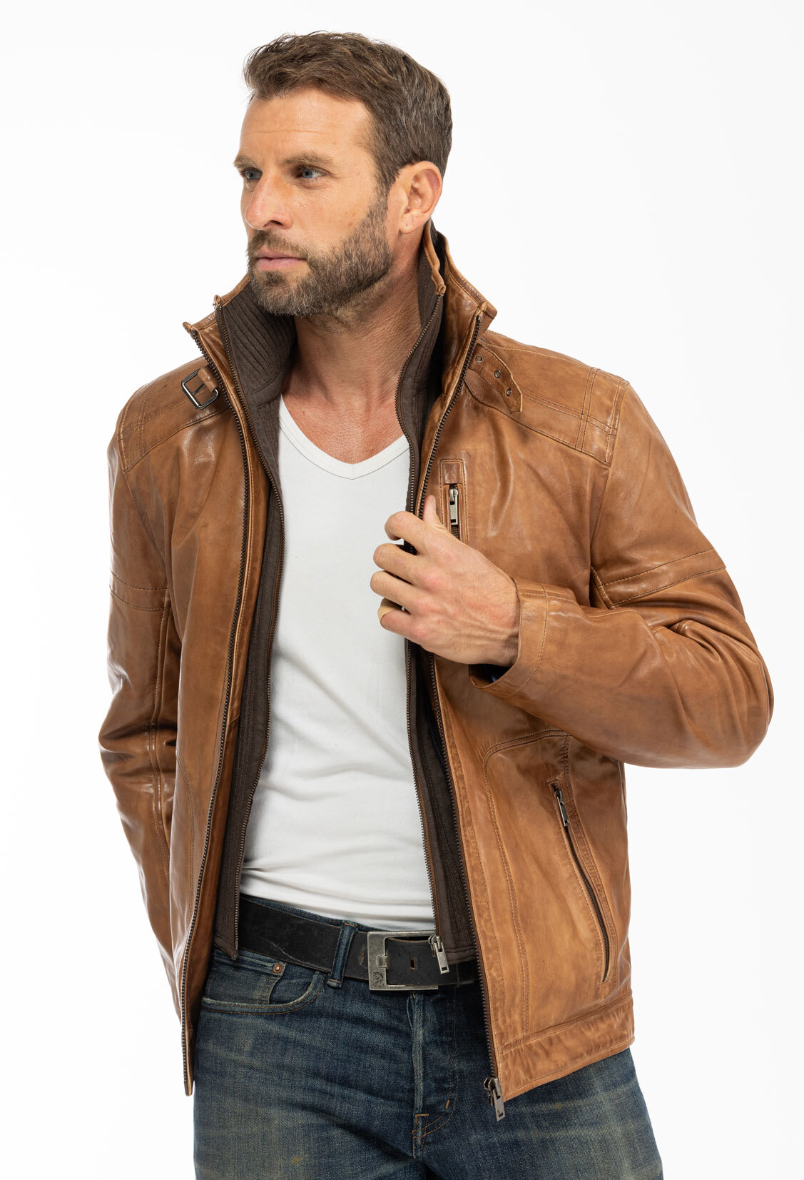 Vêtement en cuir Les bonnes affaires Homme 