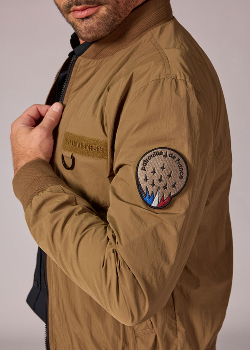 Vêtement en cuir Blousons textile vert