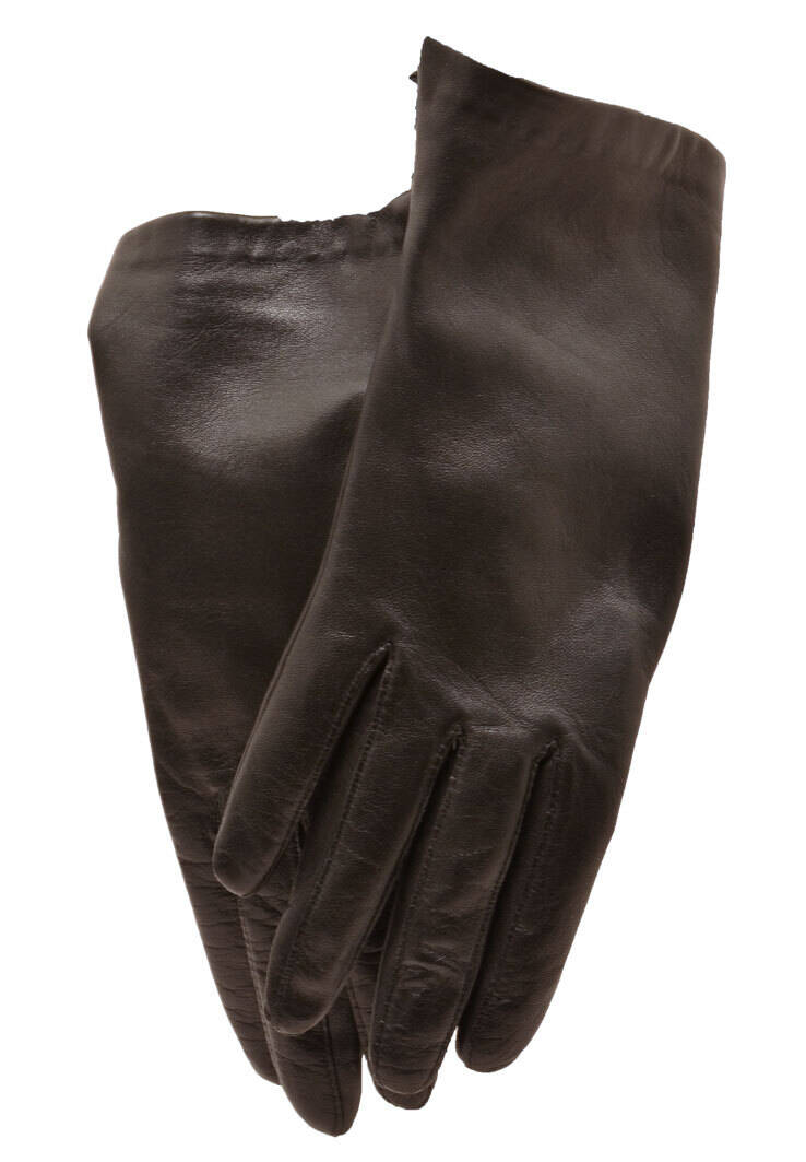 Gants cuir femme agneau noir 21001sn (1)