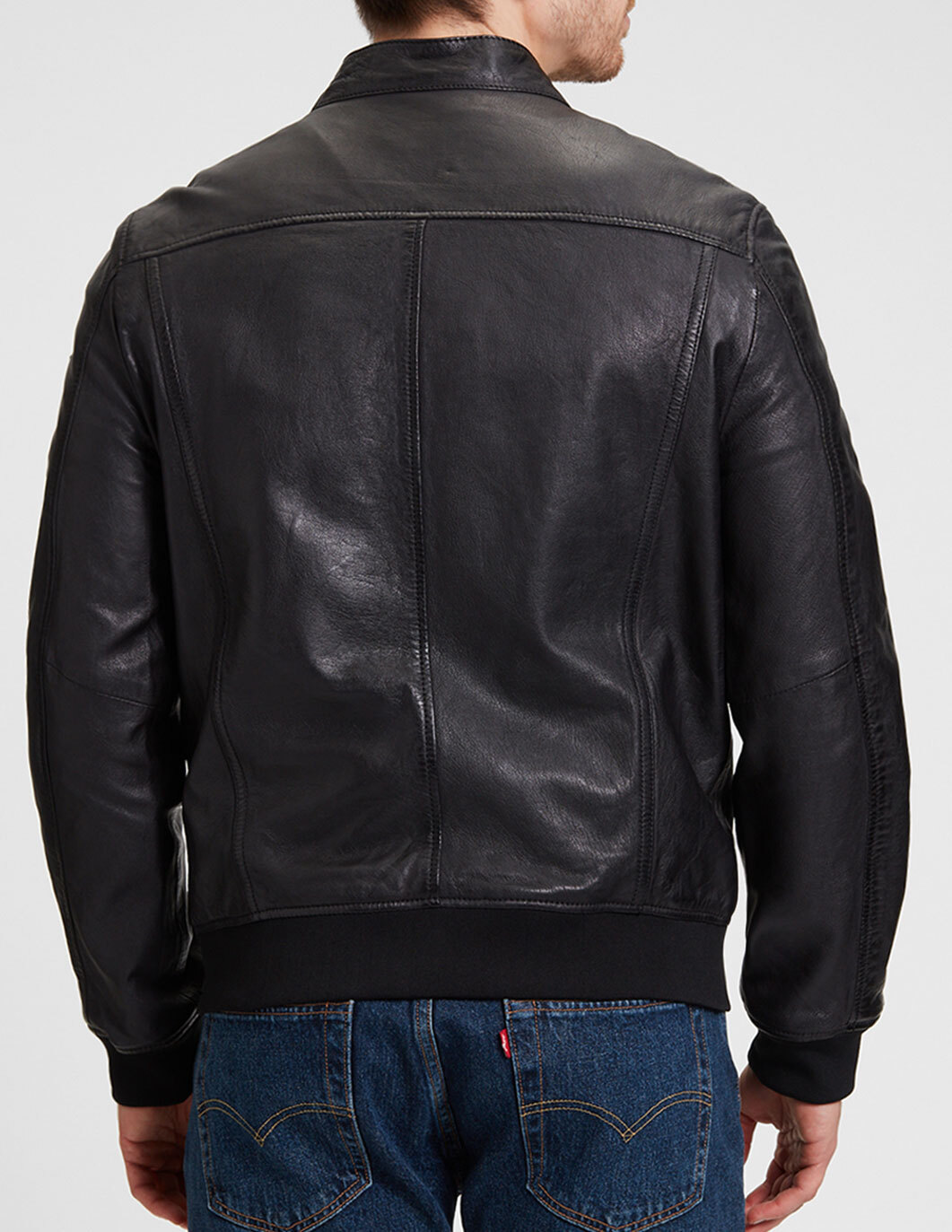 Vêtement en cuir Blousons cuir noir