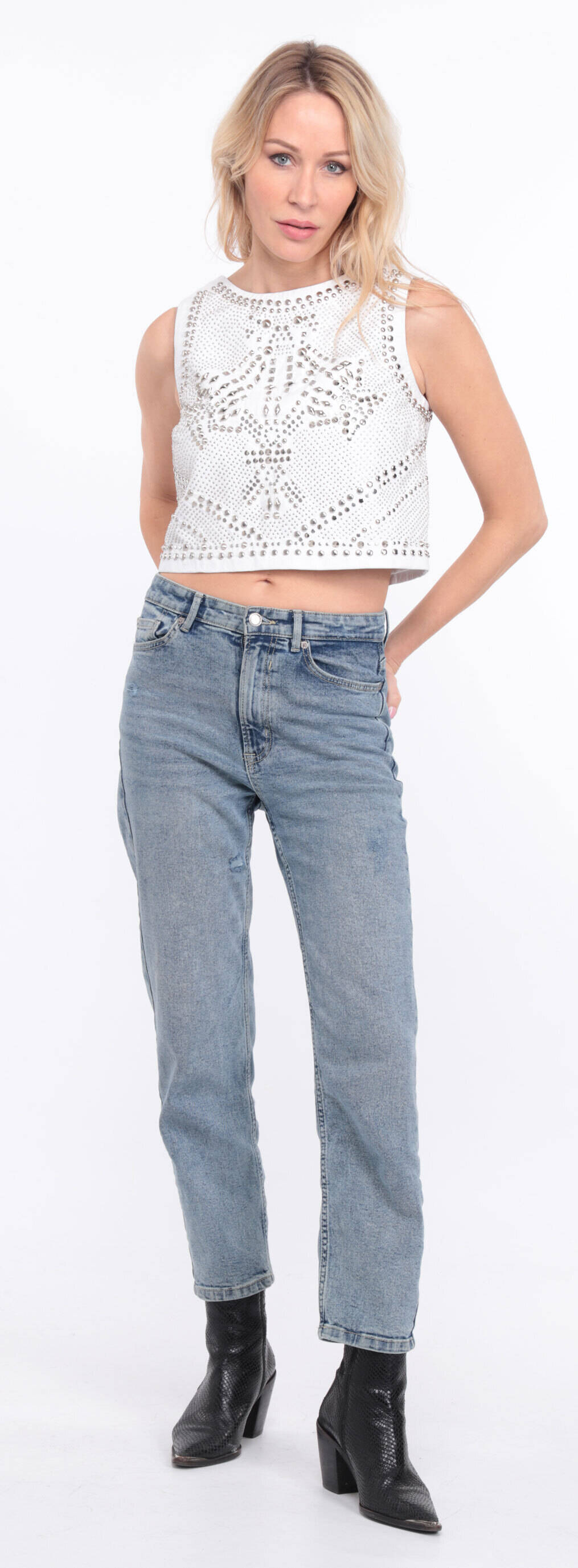 Vêtement en cuir Vestes cuir blanc