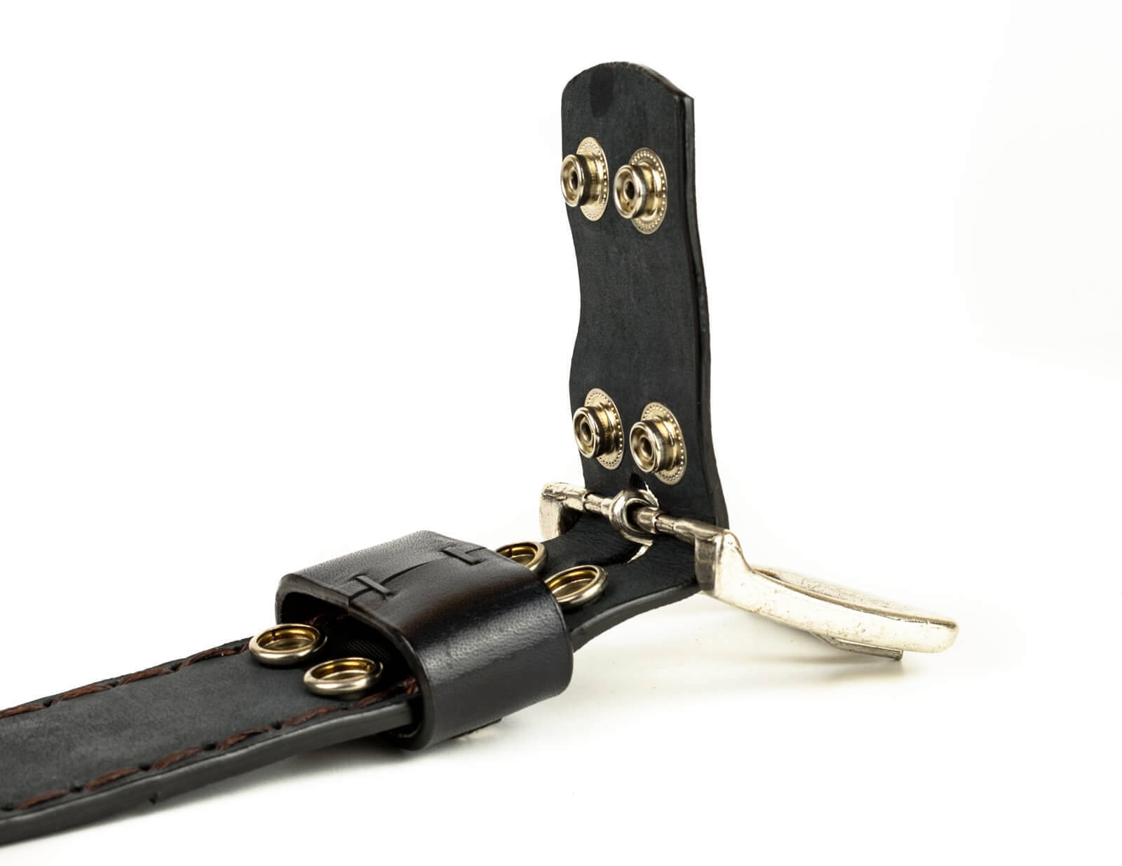 Vêtement en cuir Accessoires noir, rouge