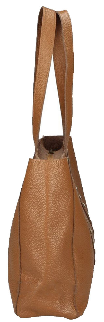 Vêtement en cuir Maroquinerie femme cognac