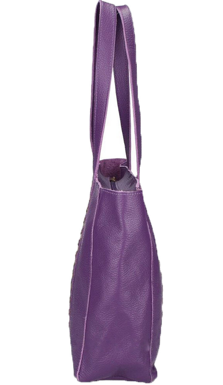 Vêtement en cuir Maroquinerie femme violet
