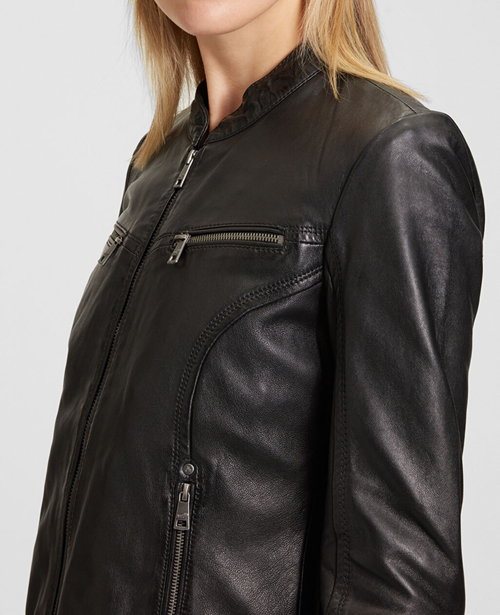 Vêtement en cuir Blousons cuir noir