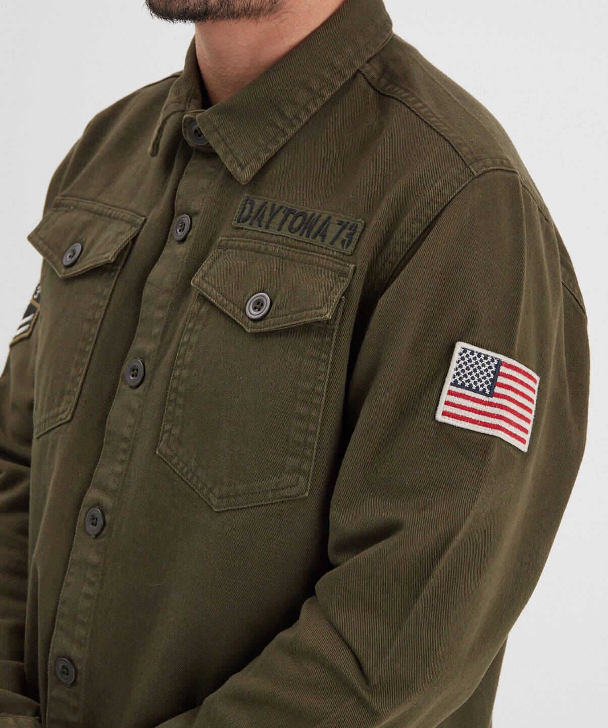 Vêtement en cuir Veste, parka & doudoune textile 