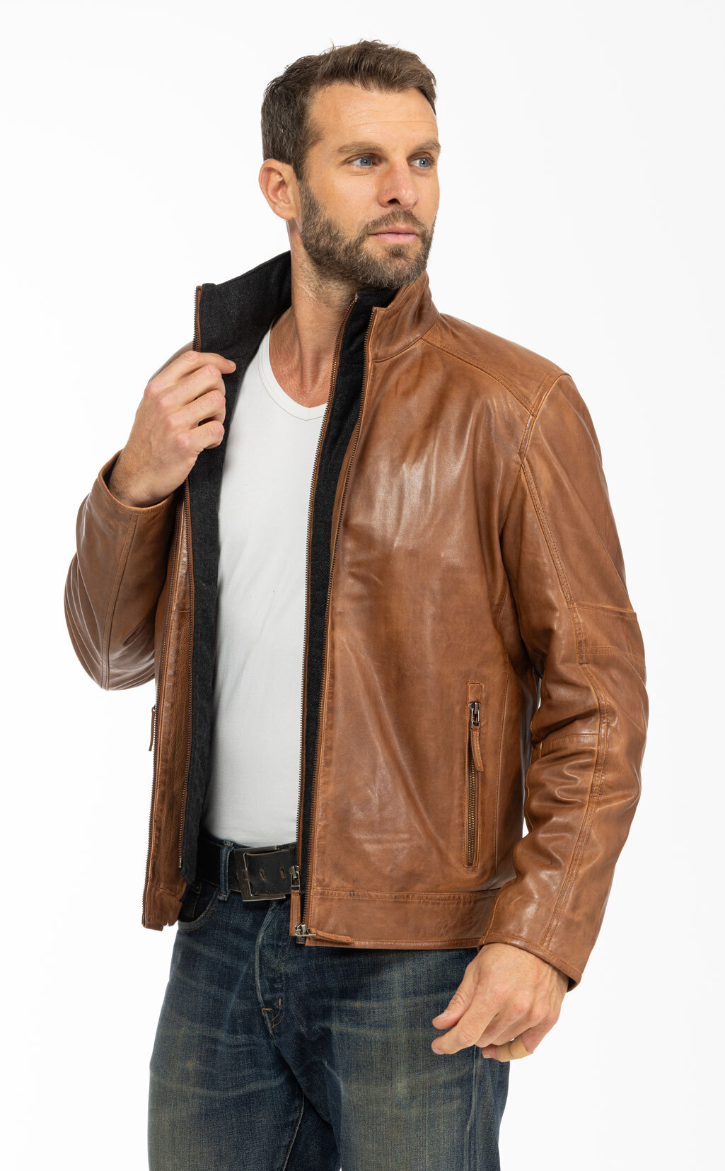 Vêtement en cuir Vestes & Trois Quart cuir 