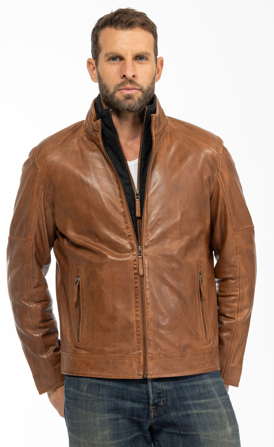 Vêtement en cuir Vestes & Trois Quart cuir 