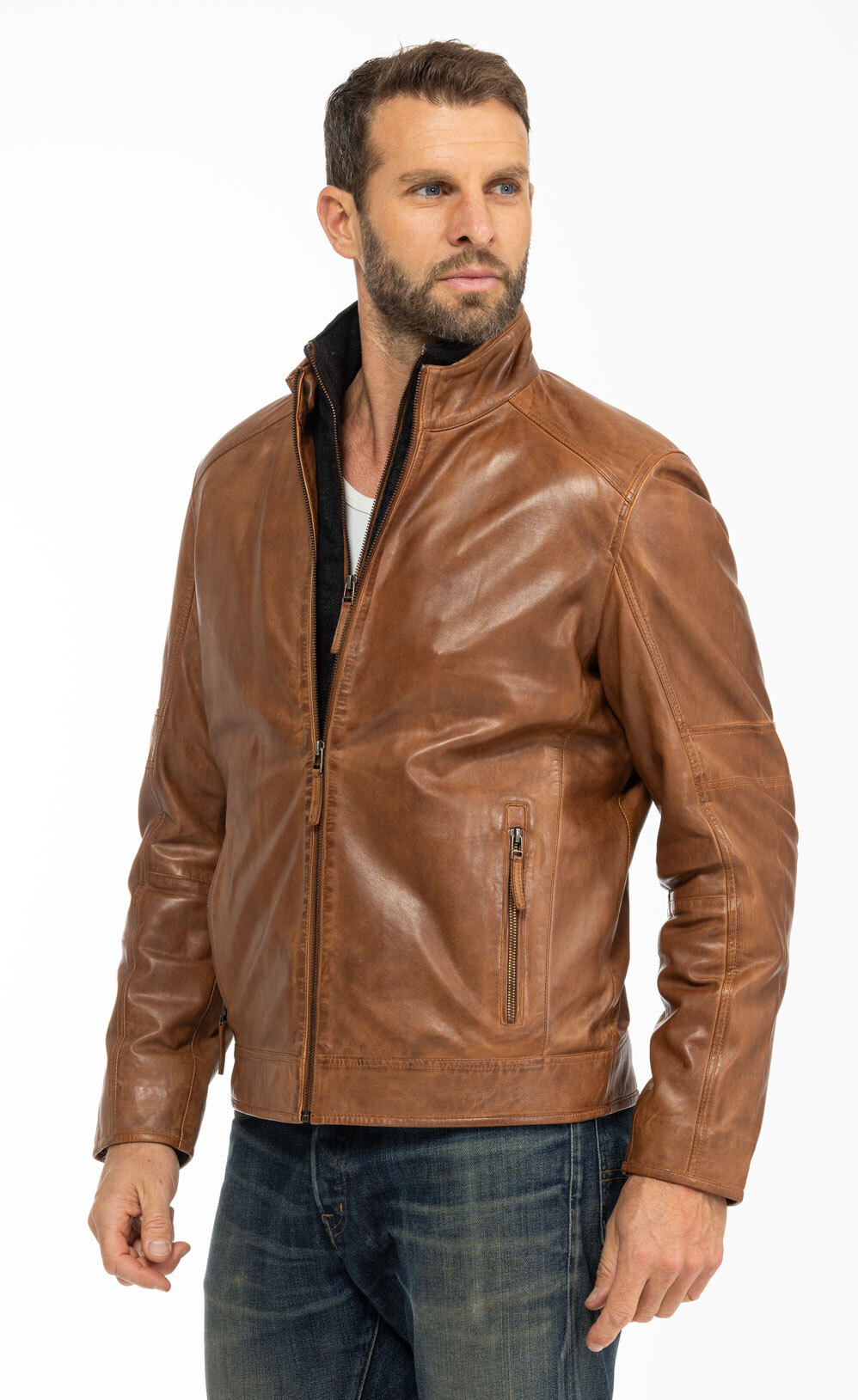 Vêtement en cuir Vestes & Trois Quart cuir 