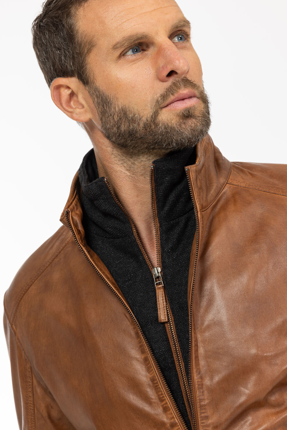 Vêtement en cuir Vestes & Trois Quart cuir 