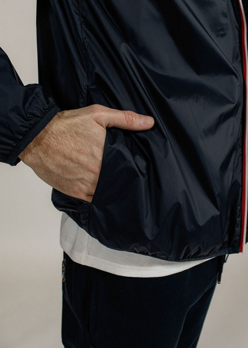 Vêtement en cuir Blousons textile bleu