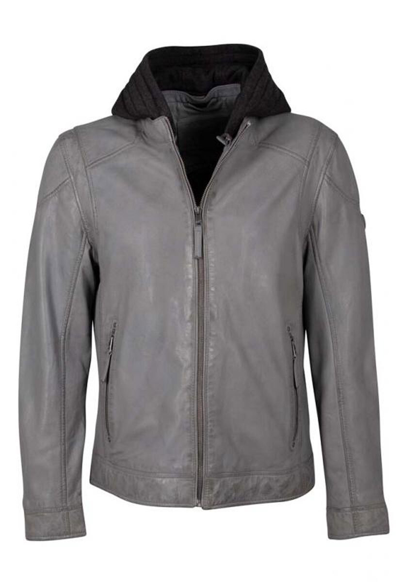 Vêtement en cuir Blousons cuir gris