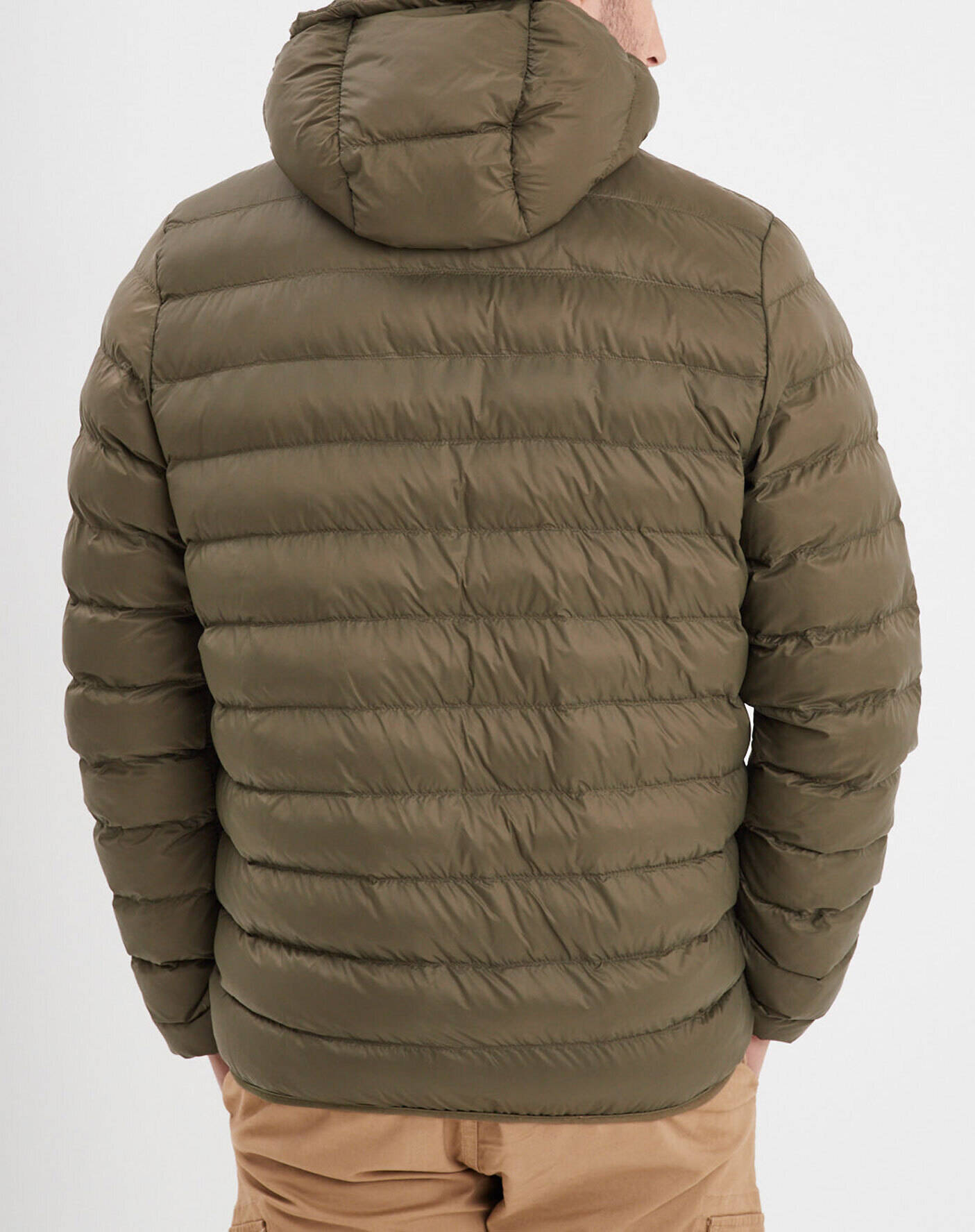 Vêtement en cuir Veste, parka & doudoune textile kaki