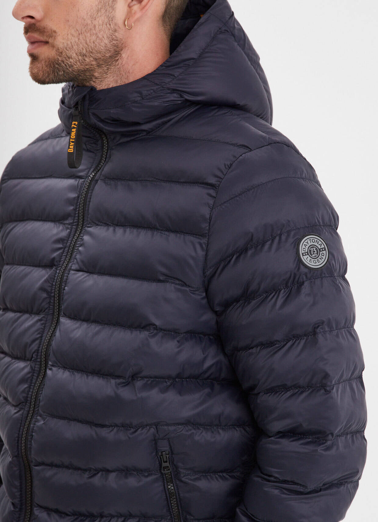 Vêtement en cuir Veste, parka & doudoune textile bleu