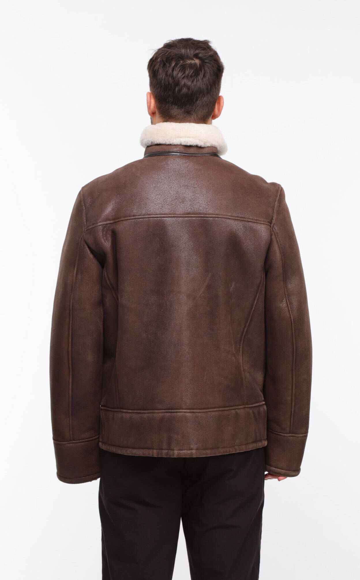 Vêtement en cuir Blousons cuir marron