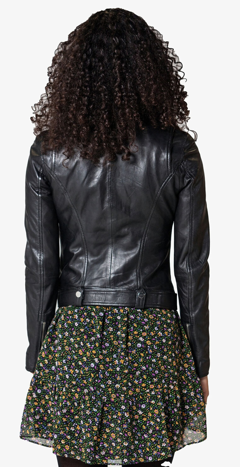 Vêtement en cuir Les bonnes affaires Femme noir