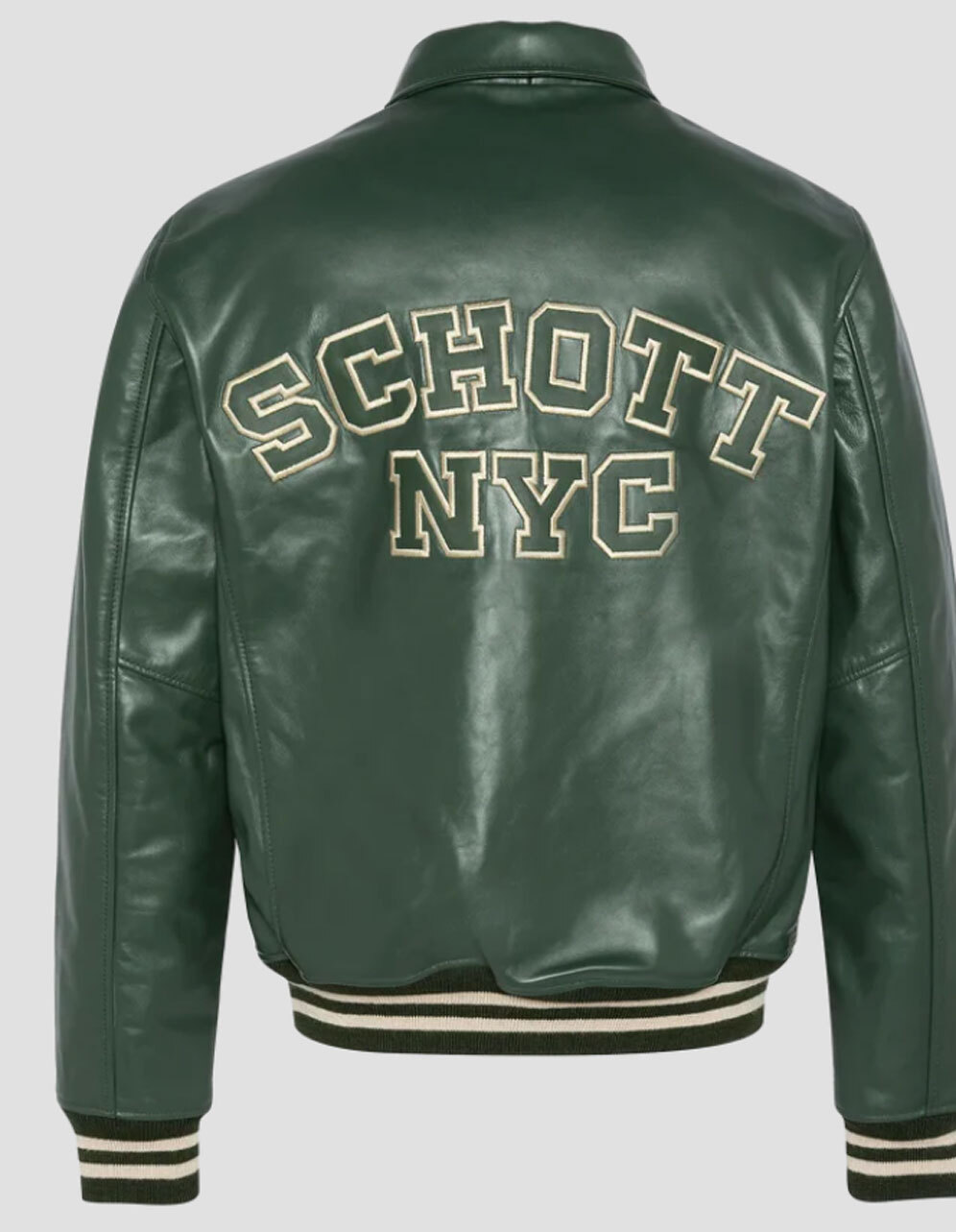 Vêtement en cuir Blousons cuir vert