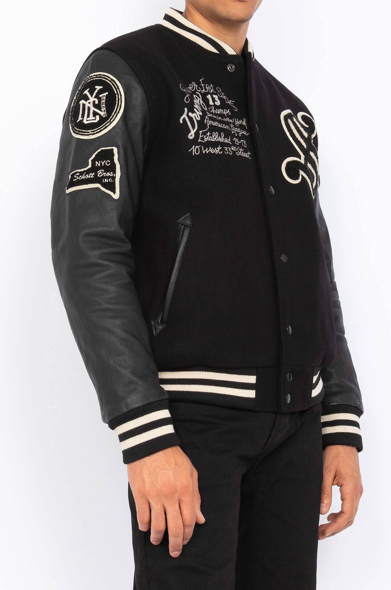 Vêtement en cuir Blousons cuir noir