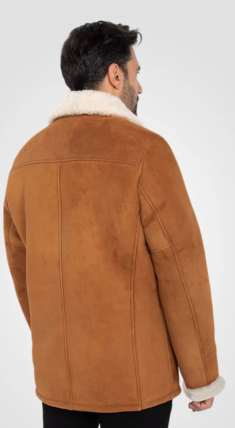 Vêtement en cuir Vestes & Trois Quart cuir cognac