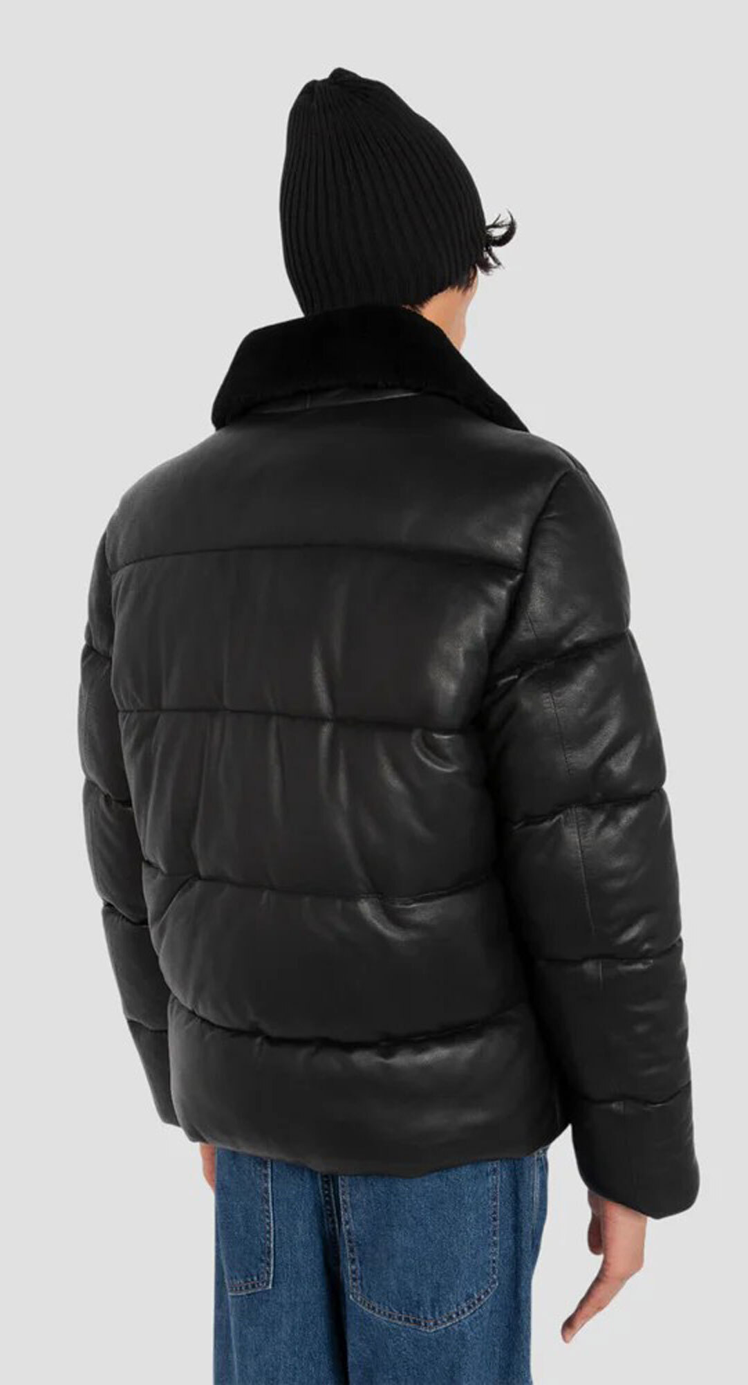 Vêtement en cuir Vestes & Trois Quart cuir noir