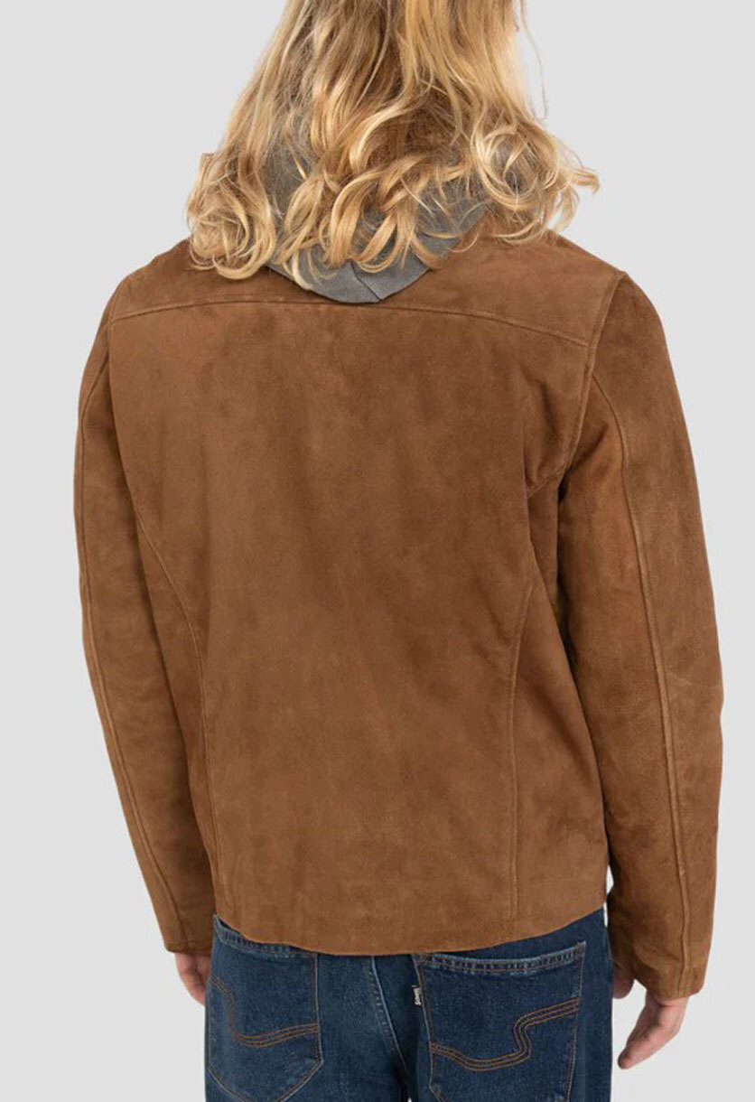 Vêtement en cuir Blousons cuir cognac