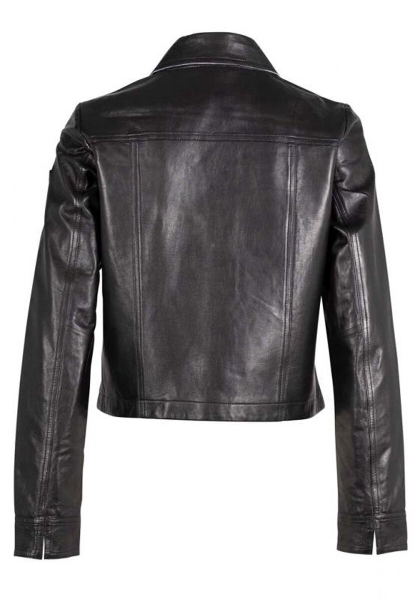 Vêtement en cuir Vestes cuir noir