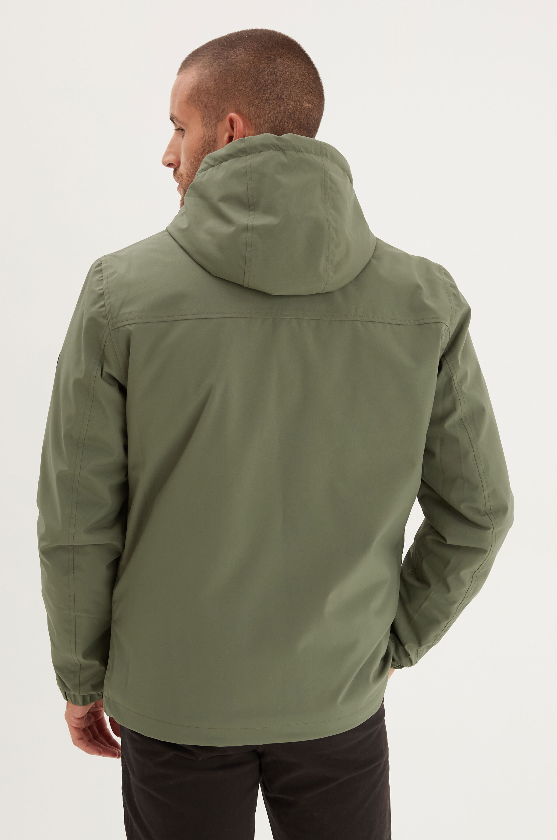 Vêtement en cuir Veste, parka & doudoune textile kaki