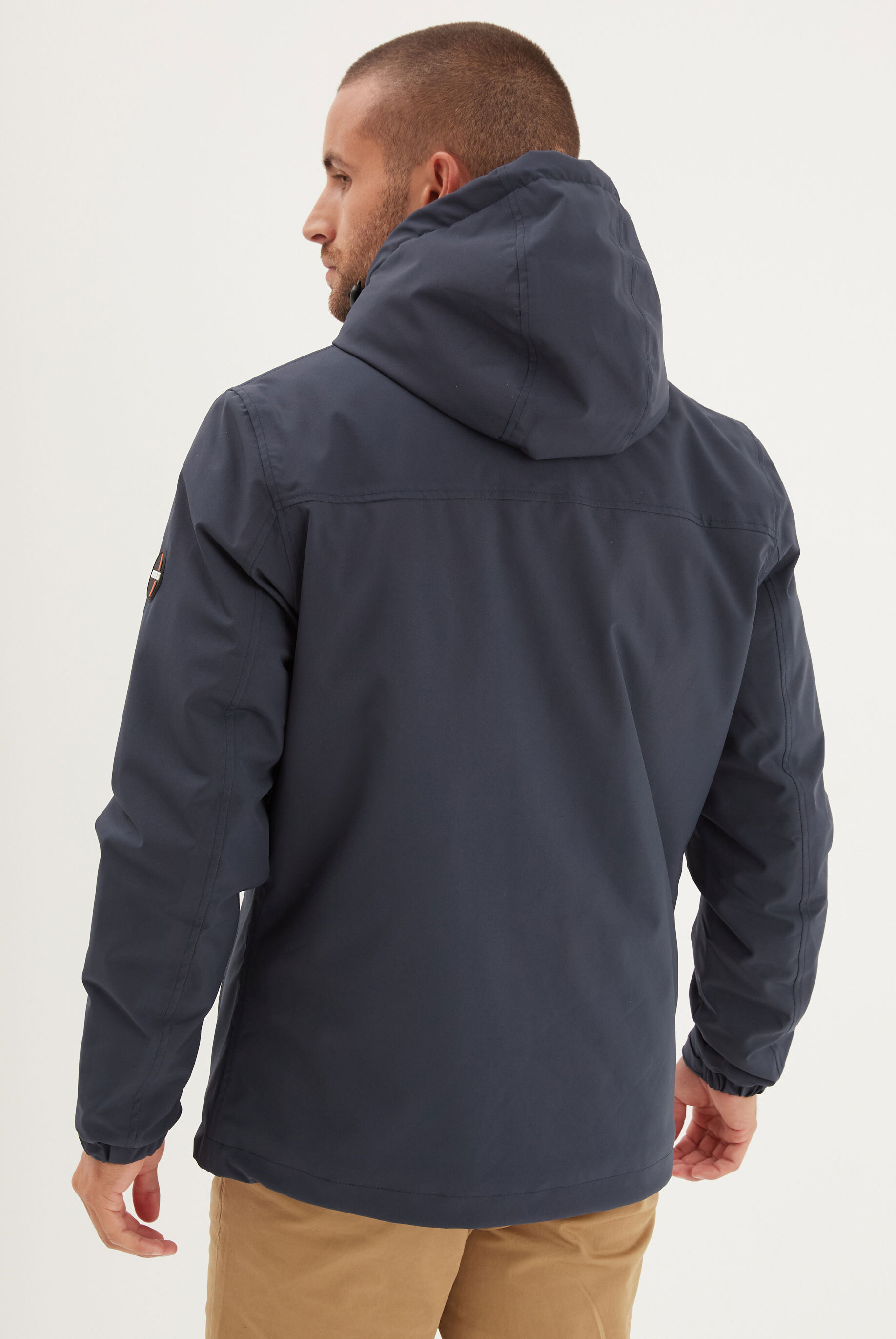 Vêtement en cuir Veste, parka & doudoune textile bleu