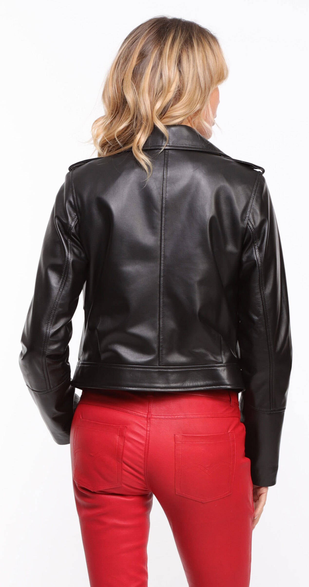 Vêtement en cuir Vestes cuir noir