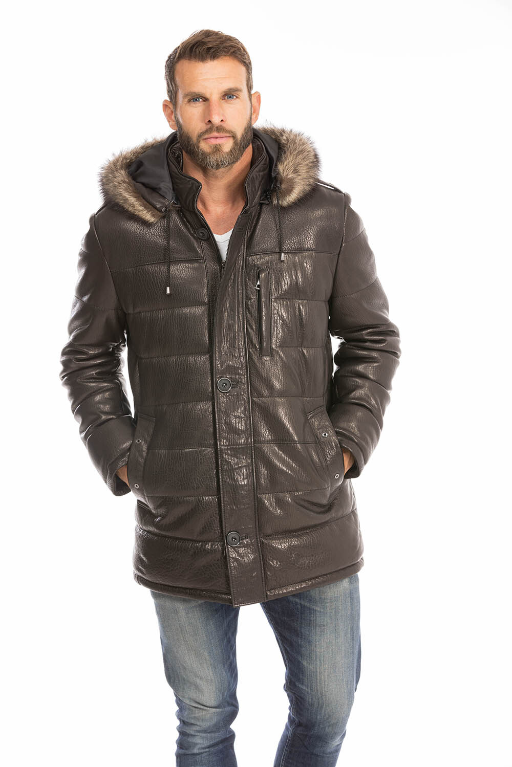 manteau cuir homme noir benji style doudoune (7)