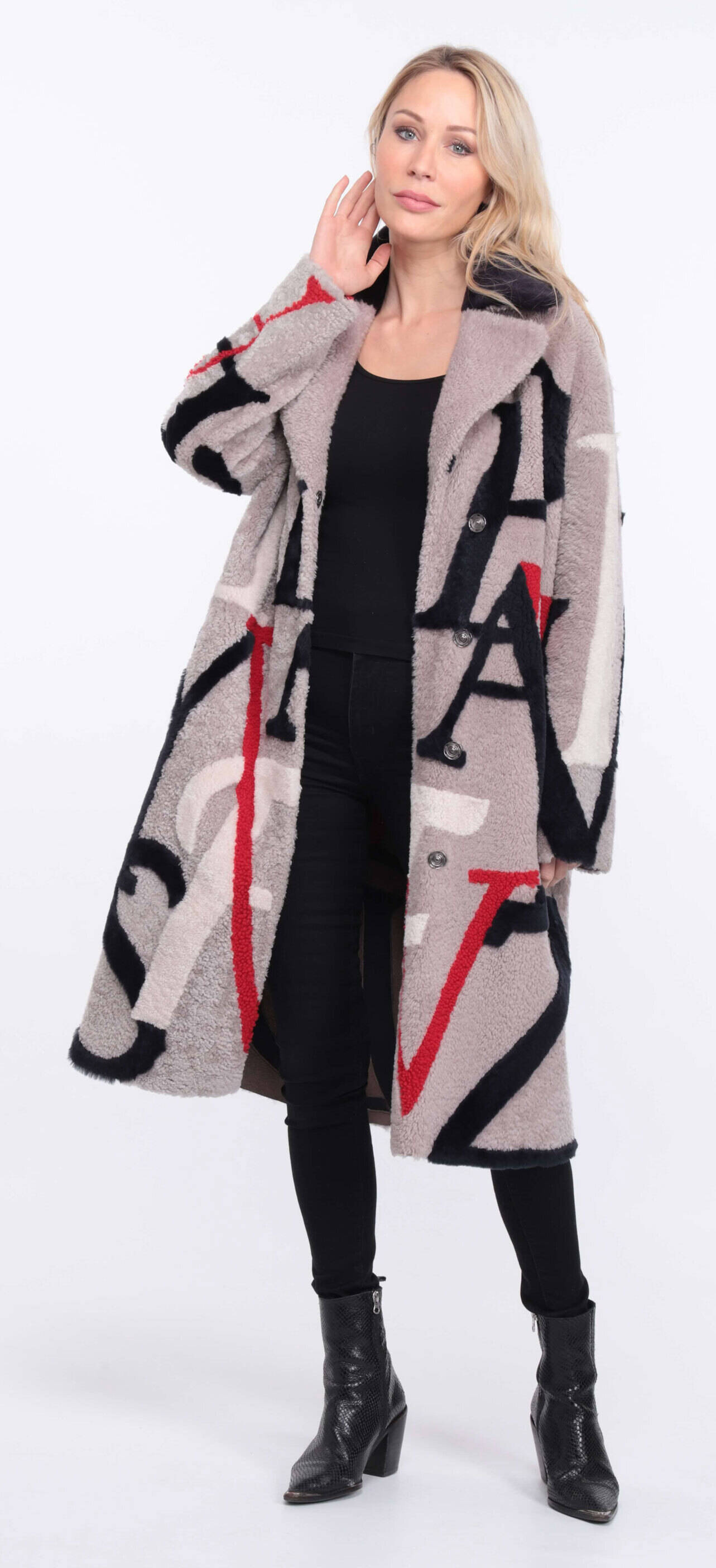 Vêtement en cuir Manteaux cuir gris