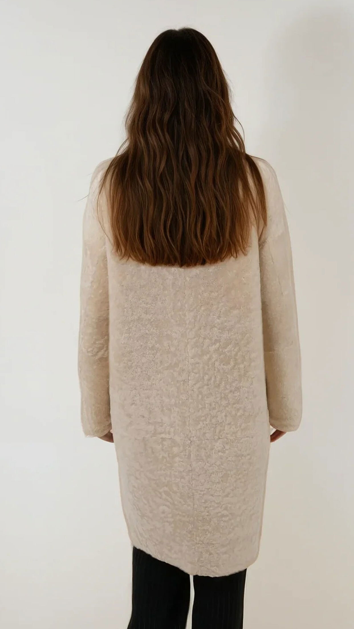 Vêtement en cuir Manteaux cuir beige